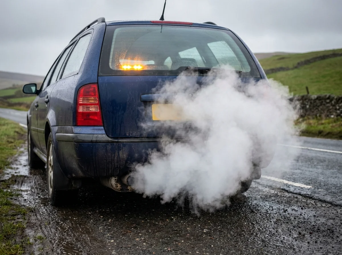 Excessive white, grey or black exhaust smoke