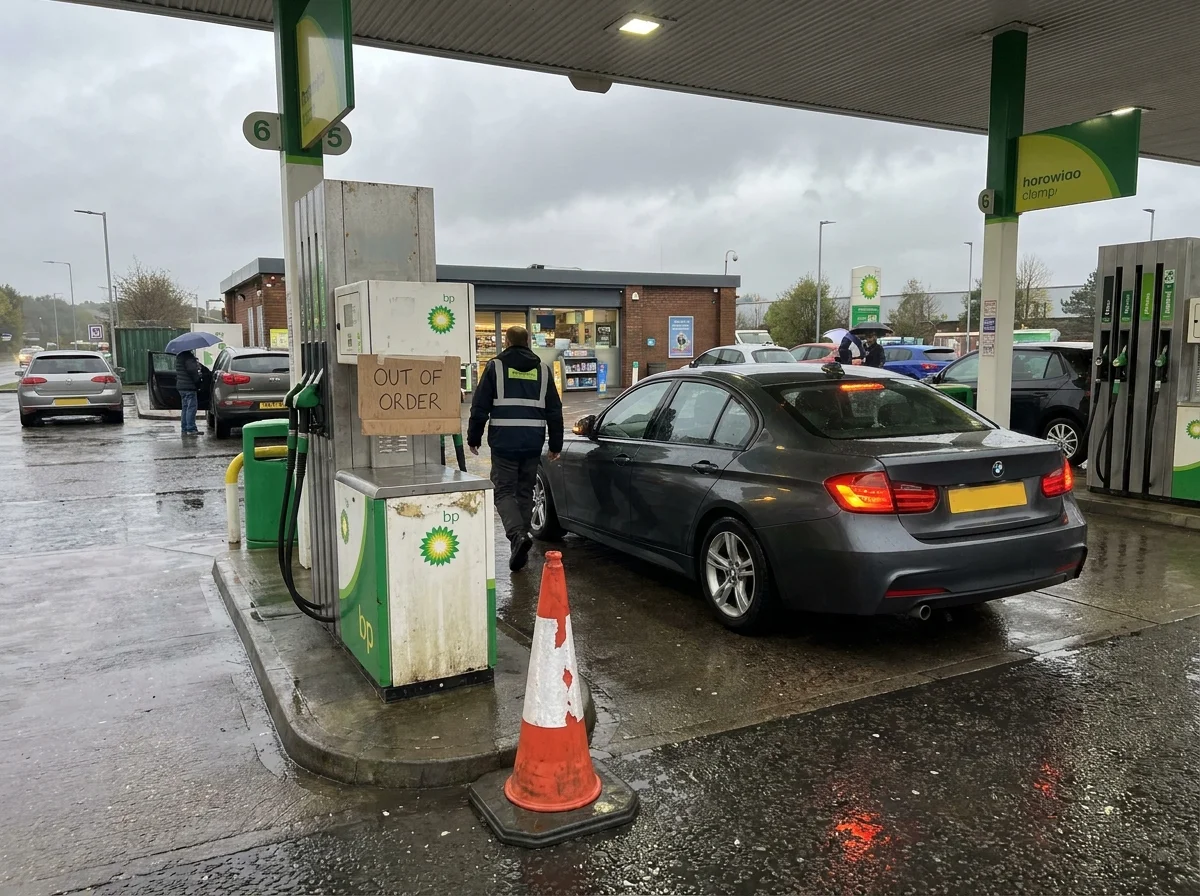 Ask staff to take the pump out of use